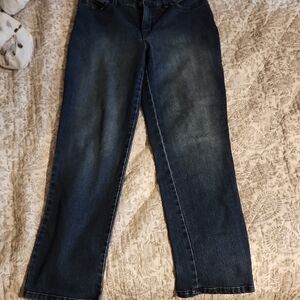 Gloria Vanderbilt Blue Straight Leg Jeans Classic Style